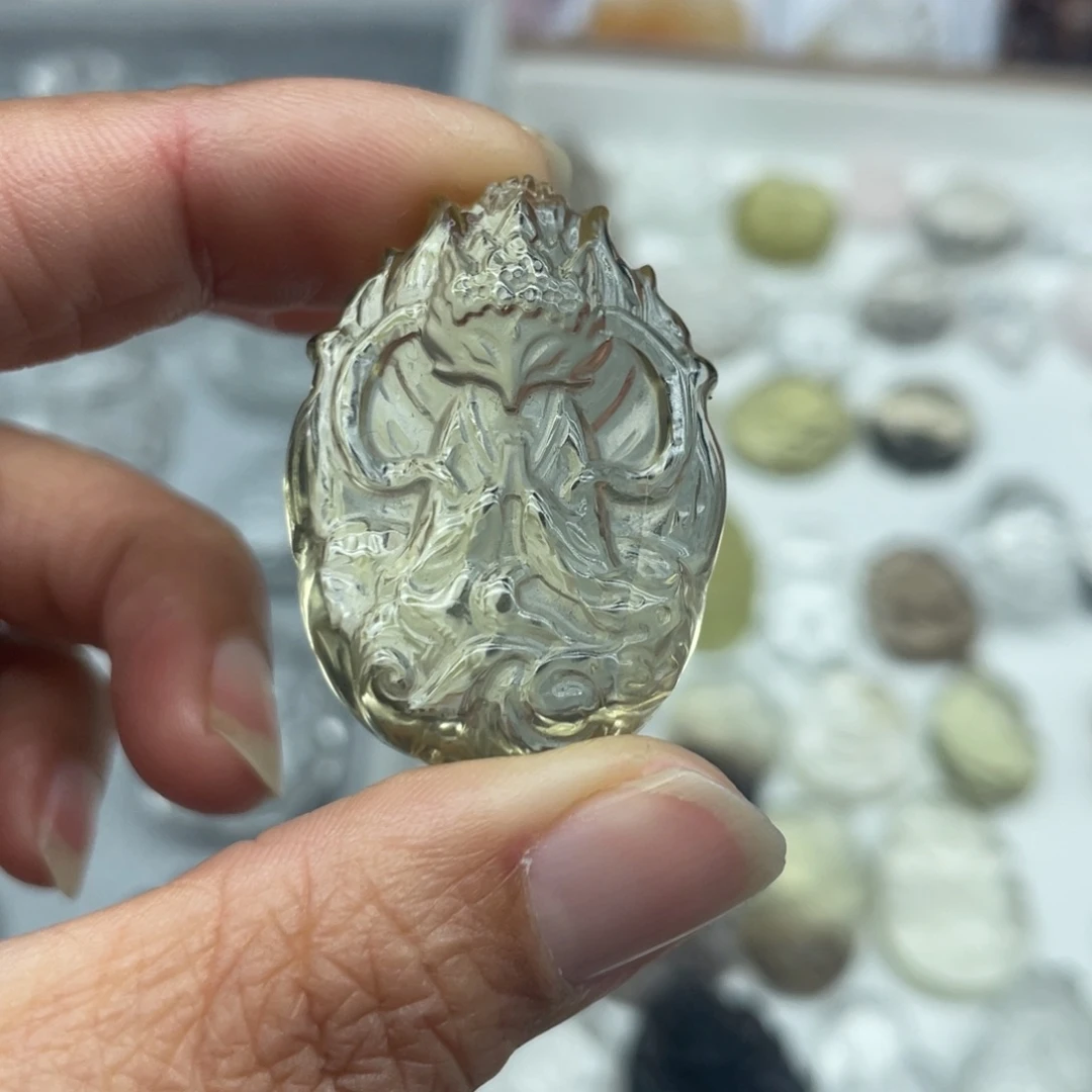 水晶吊坠(不含链)未镶嵌