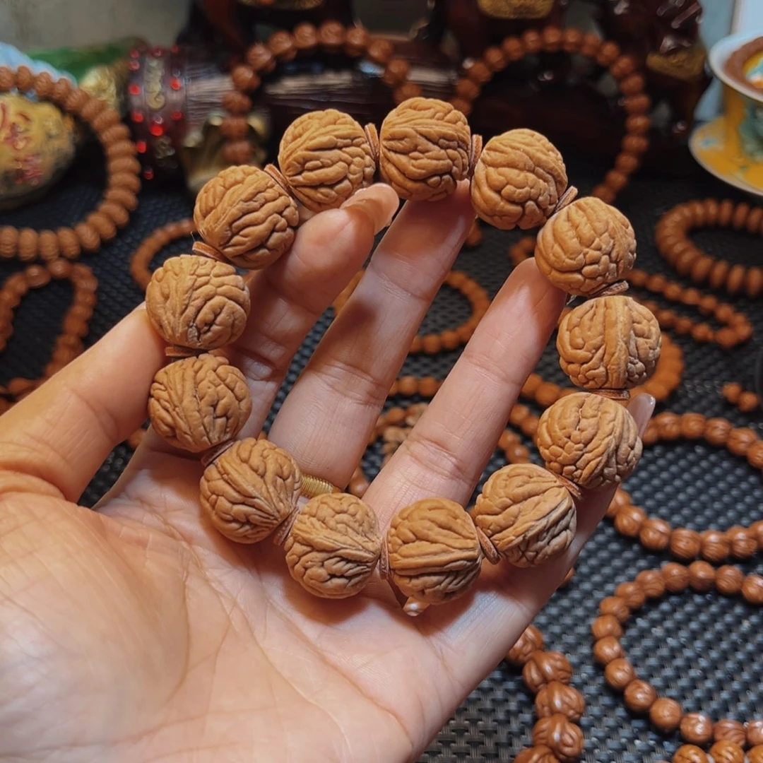 桃核手串21原皮原色霸王龙