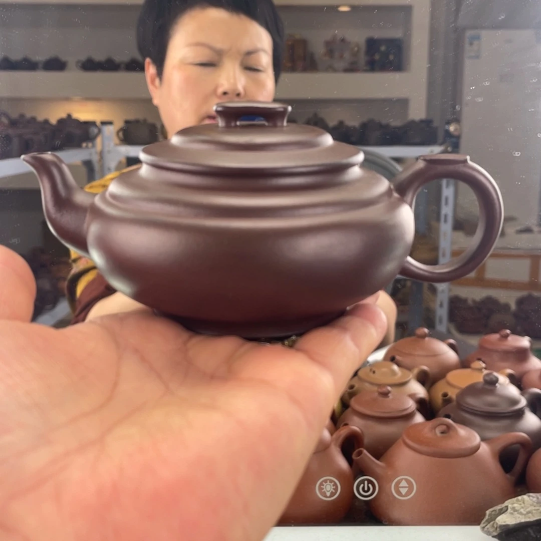 茶壶紫砂四号井底槽清上新桥180cc半手工