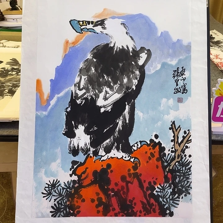 国画张圣敏先生纯手绘作品