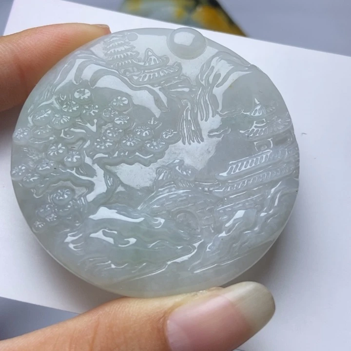 翡翠未镶嵌颈饰翡翠