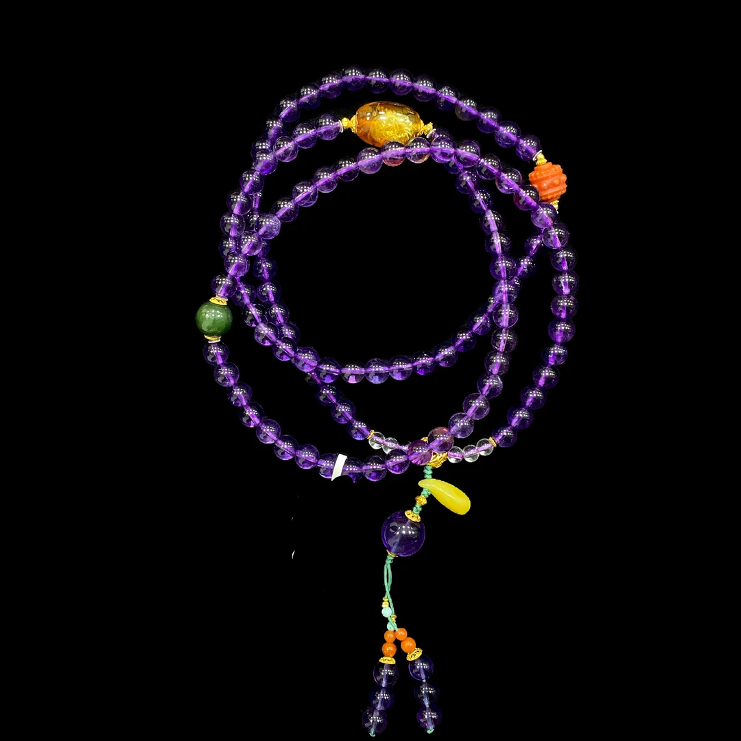 V8060紫水晶项链孤品