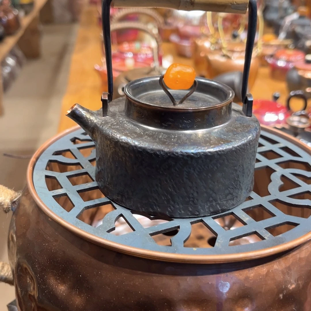 复古古节泡壶手工锻打工艺