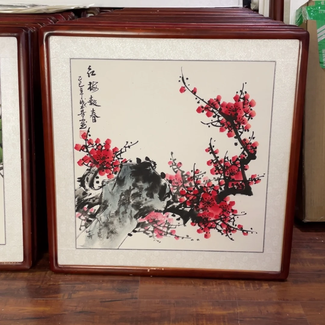 国画带框尺寸63*63厘米