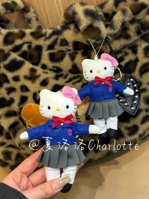 釜山长腿kitty挂件韩系学院风辣妹可爱包挂饰