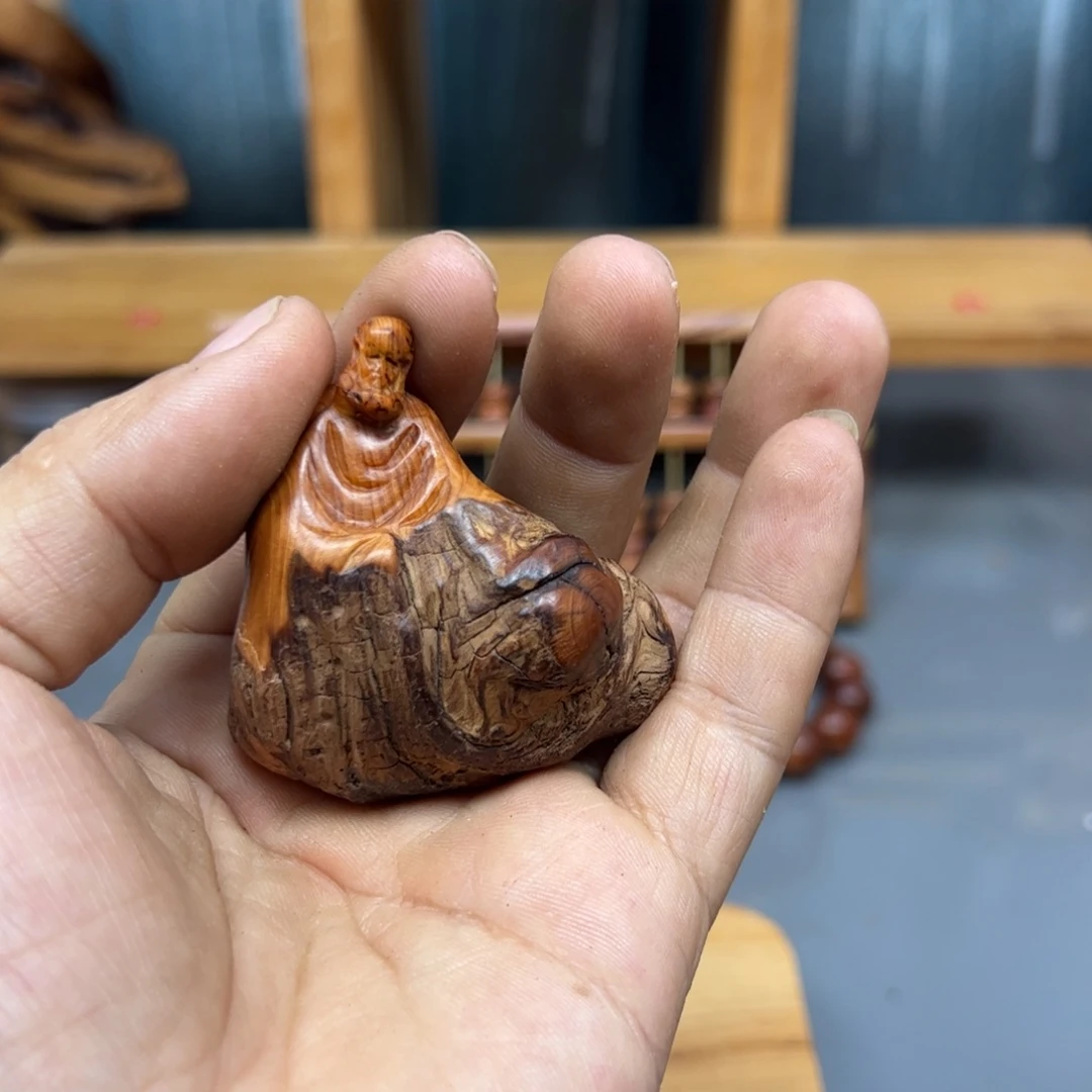 永***^木崖柏木摆件手把件