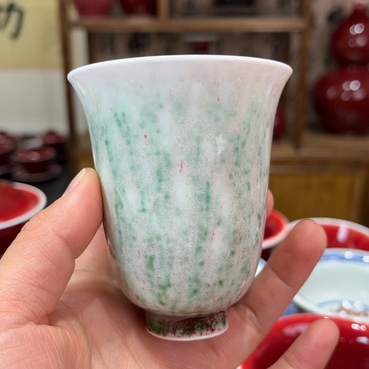 景德镇陶瓷美人醉铃铛杯