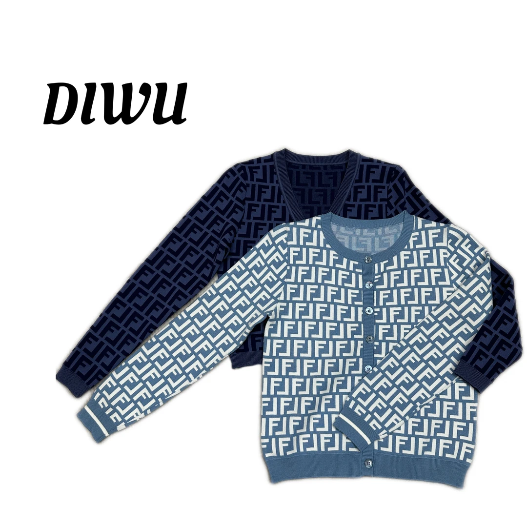 DIWU 圆领时尚百搭开衫长袖 A05、A06