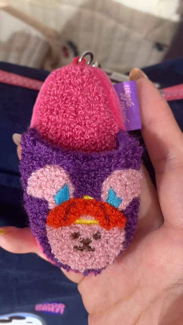 卡通小拖鞋毛绒玩偶挂件