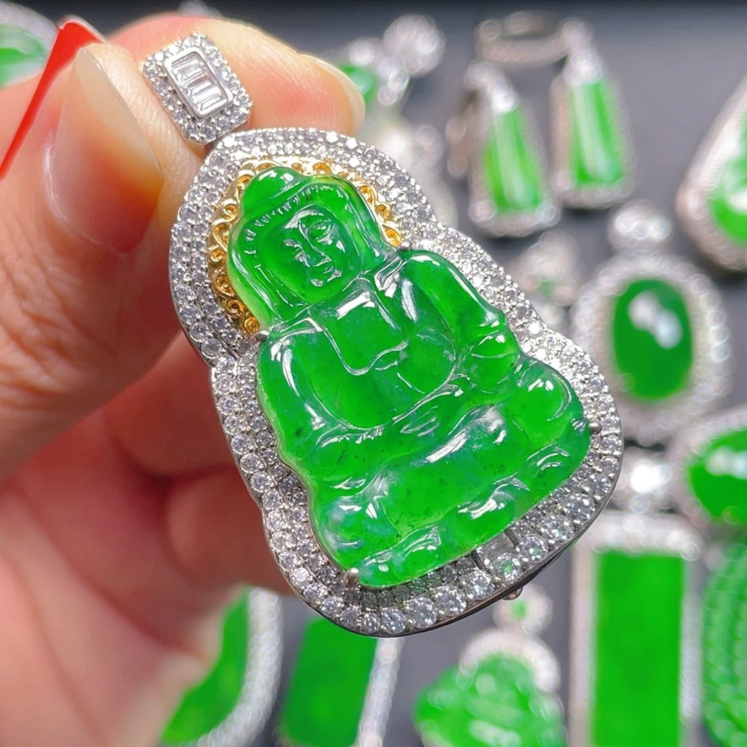 吊坠(不含链)未镶嵌翡翠