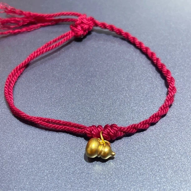 足金配件 小葫芦手绳 C0221