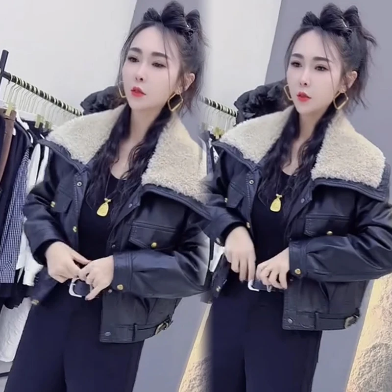 2025秋季新款时尚显瘦气质网红高档洋气女高级百搭宽松大码棉外套