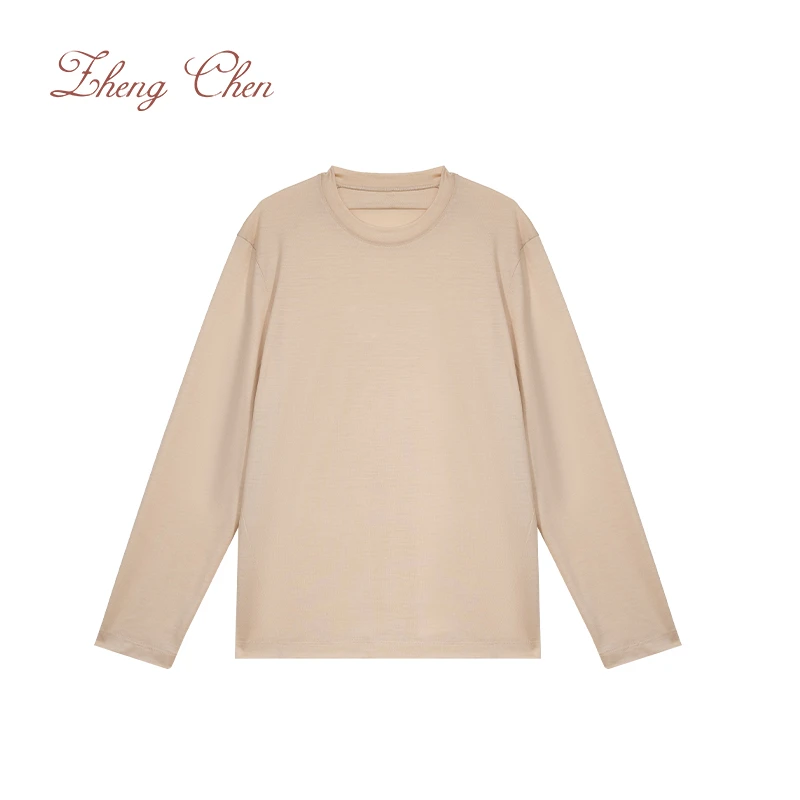 100美利奴精纺TM羊毛可机洗立裁针织衫 Y-M10183