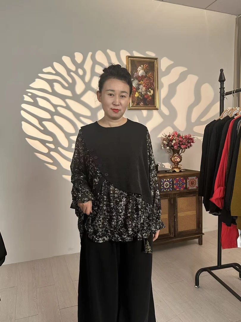 简知家2025新款百搭显瘦秋款女装上衣01-100