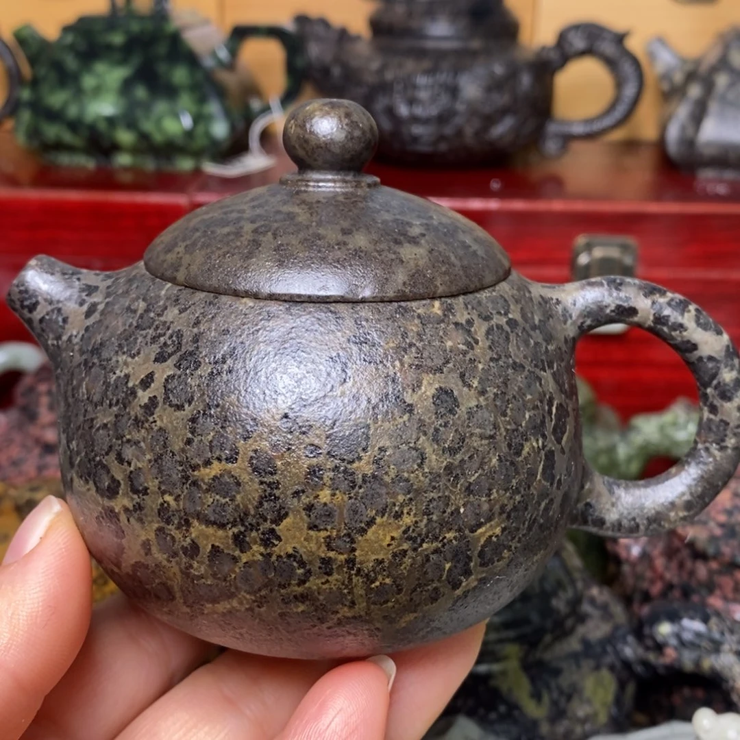 冰碛岩豹纹西施壶200cc