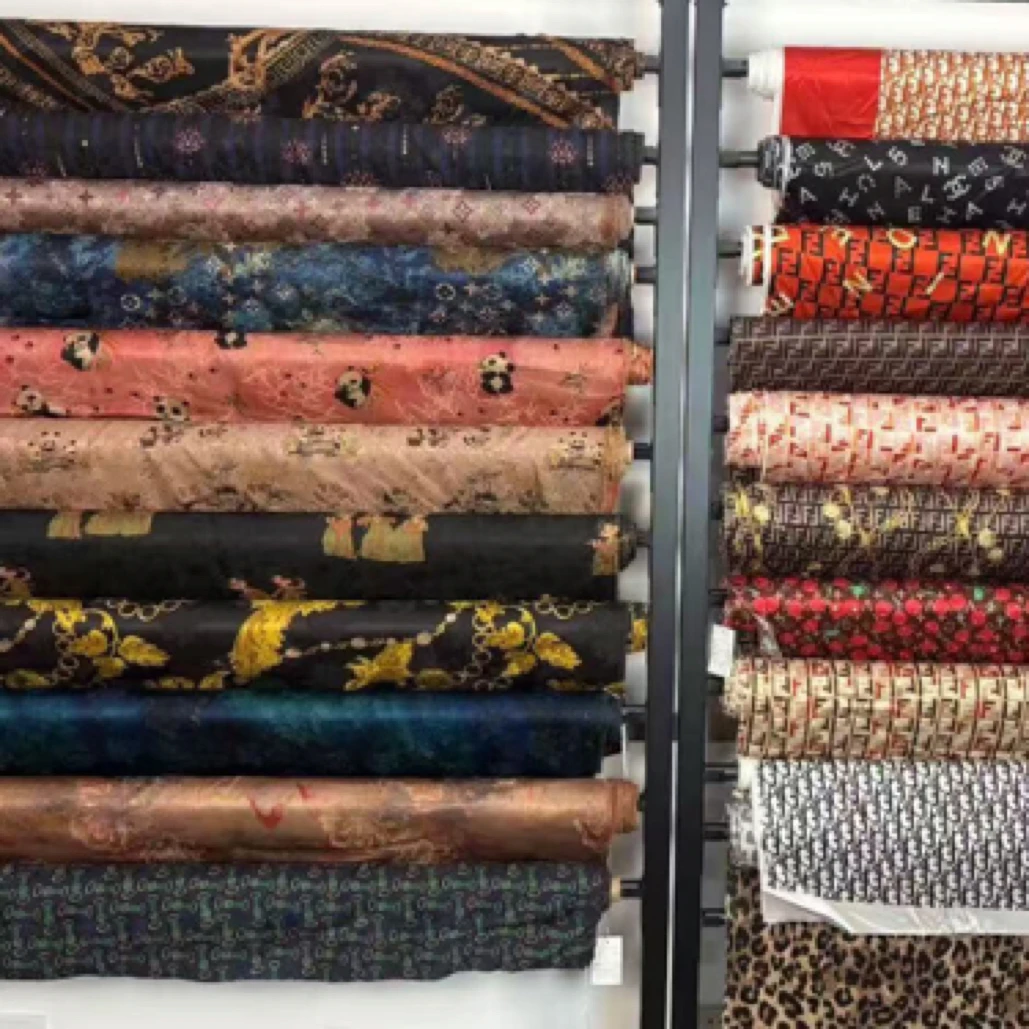 弹力斜纹真丝桑蚕丝21姆米服装面料春夏新款