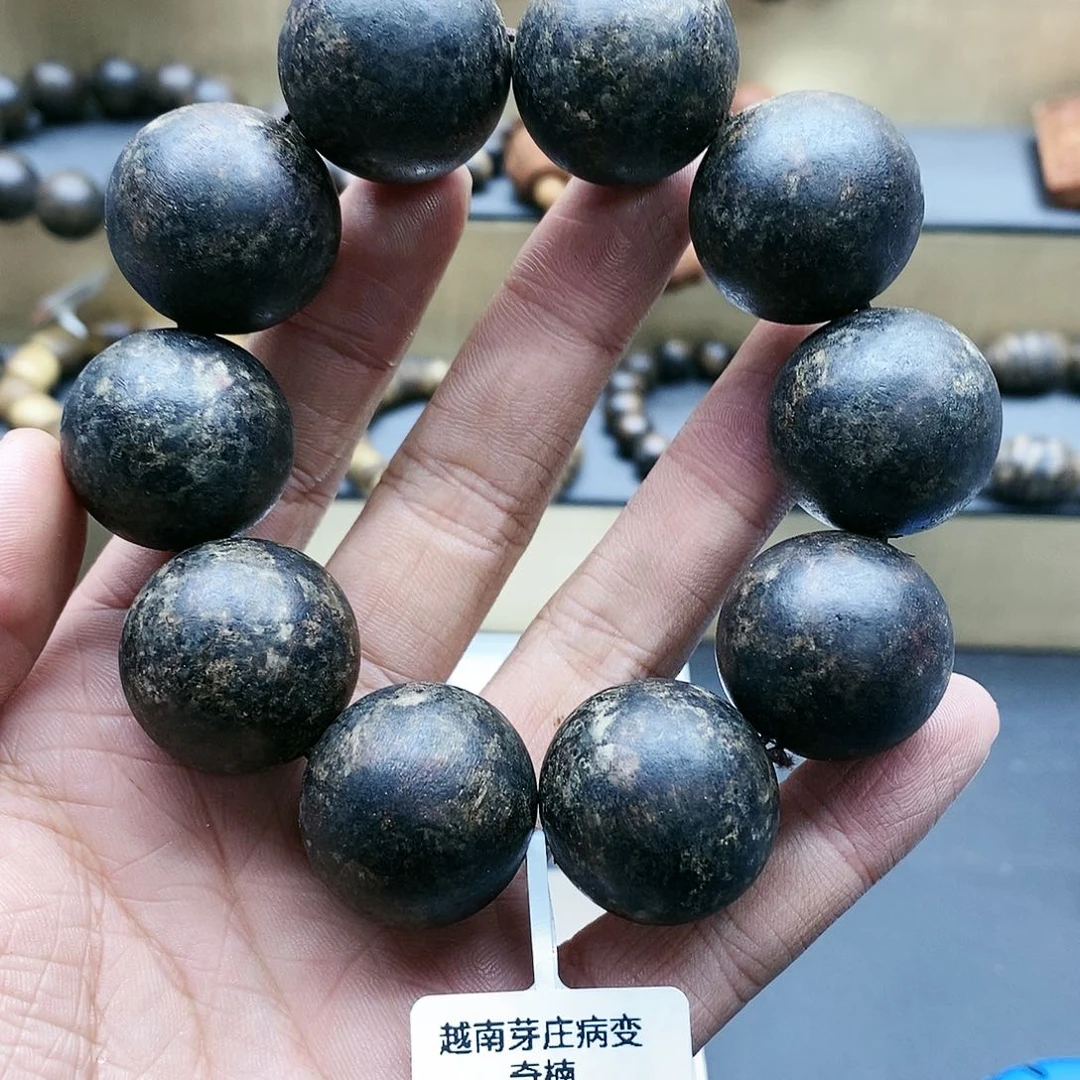 乌木类手串/手链a74莺歌绿