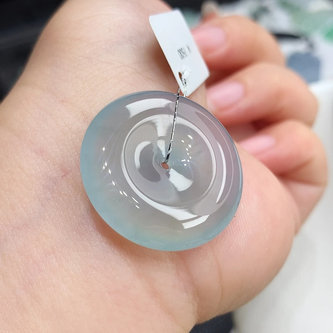 翡翠未镶嵌胸饰翡翠99，26.3/5.3