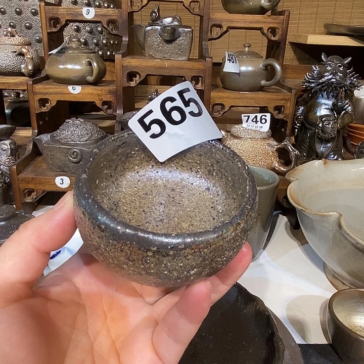 高温柴烧陶泥主人杯