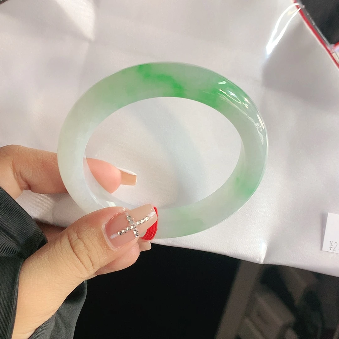 未镶嵌手镯翡翠57圈2212