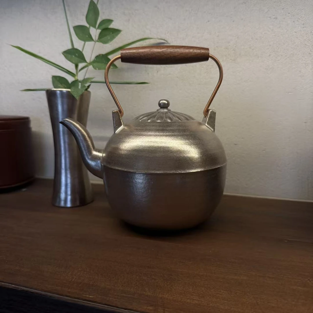 斋居 银釉-雲由山坊-提梁壶大-900ML（雲由S0553）