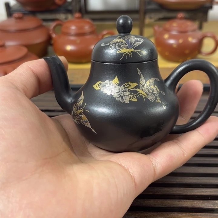 紫砂茶壶原矿紫砂半手工制作