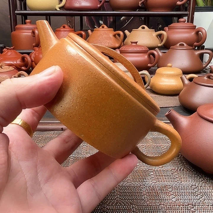 原***叶茶壶紫砂原矿紫砂