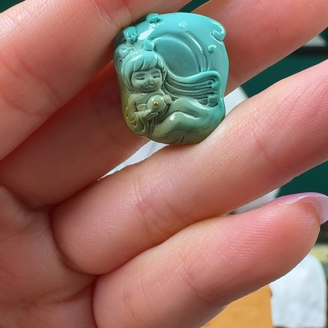 绿松石未镶嵌珠宝奇石