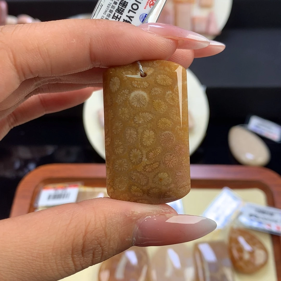 【闪购商品】硅化珊瑚（珊瑚玉）未镶嵌颈饰～***御