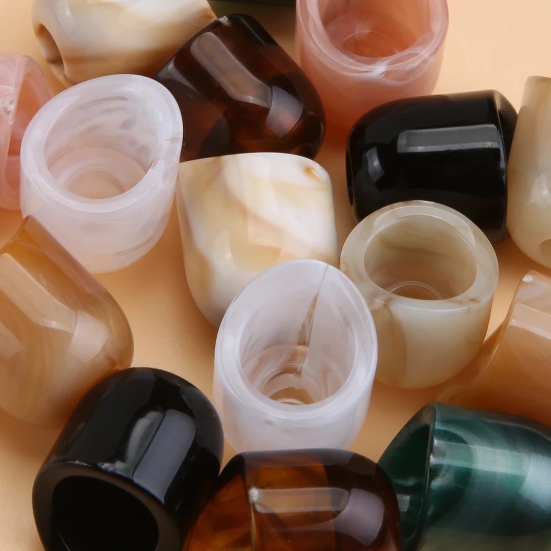 异形树脂大孔直孔泳衣珠子饰品配件diy手工编织串珠服装辅料扣子