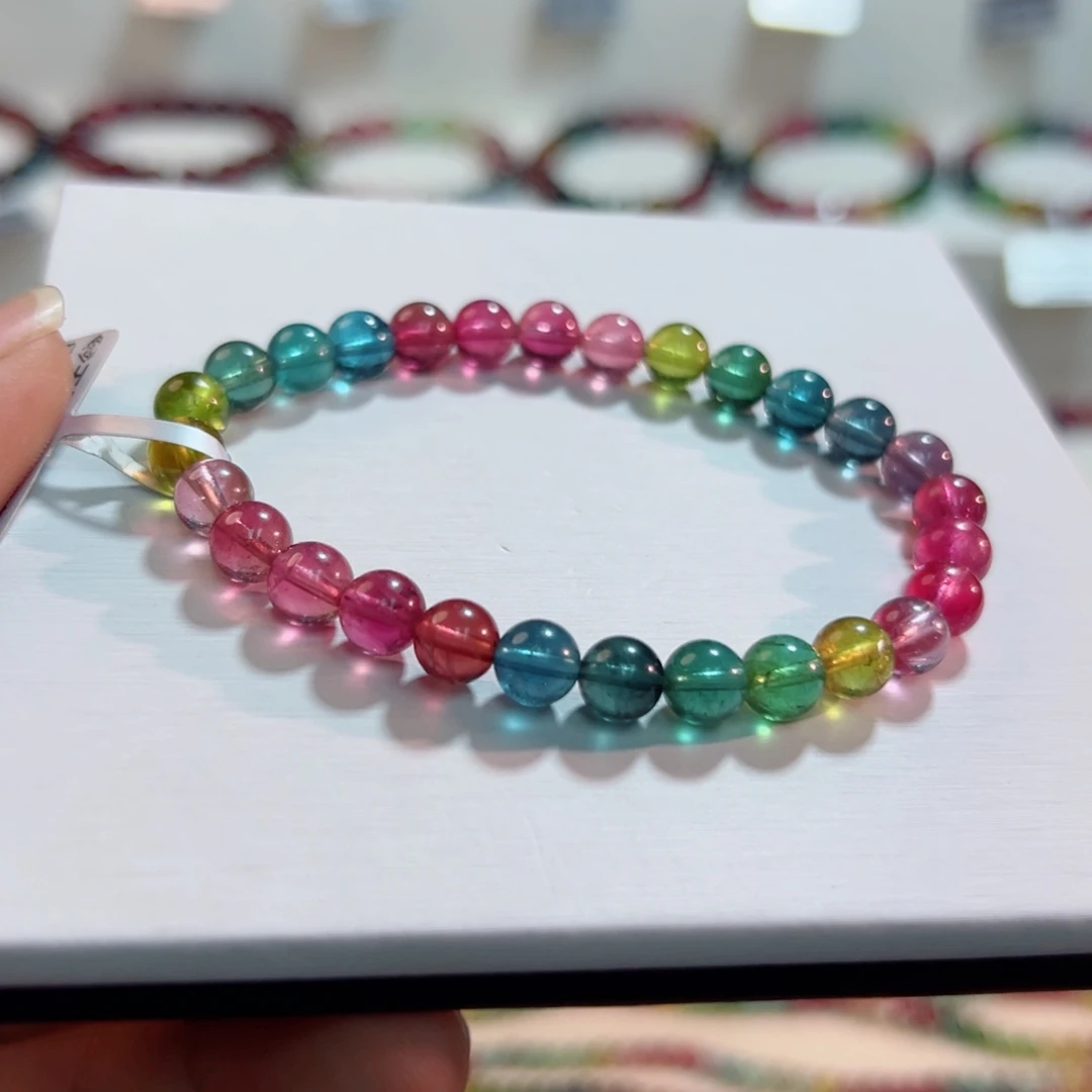 碧玺未镶嵌手链碧玺