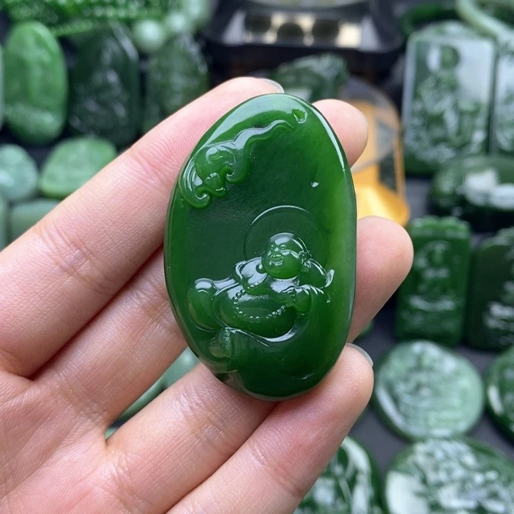和田玉（碧玉）挂件未镶嵌