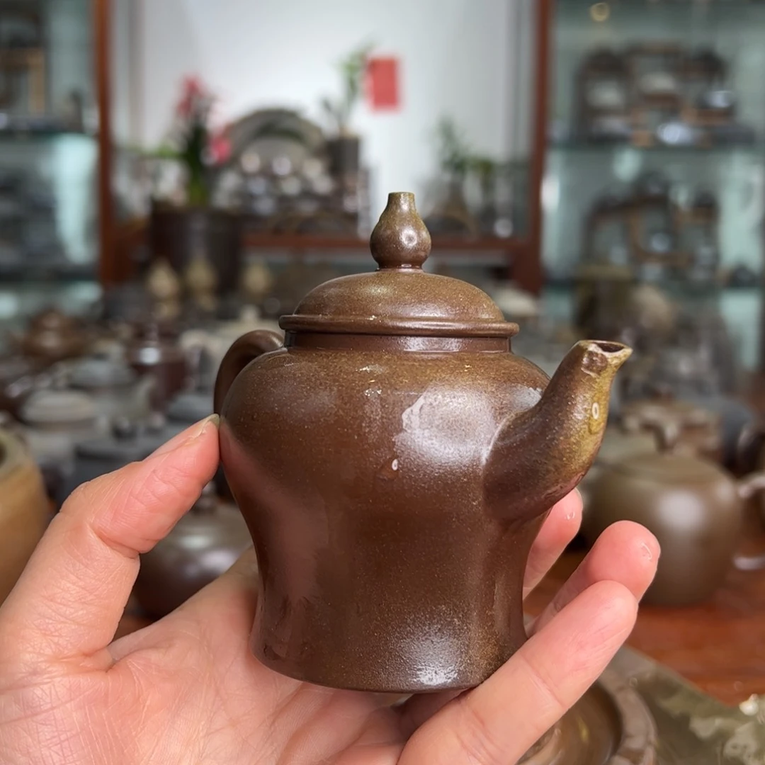 贵台龙窑柴烧茶壶A28