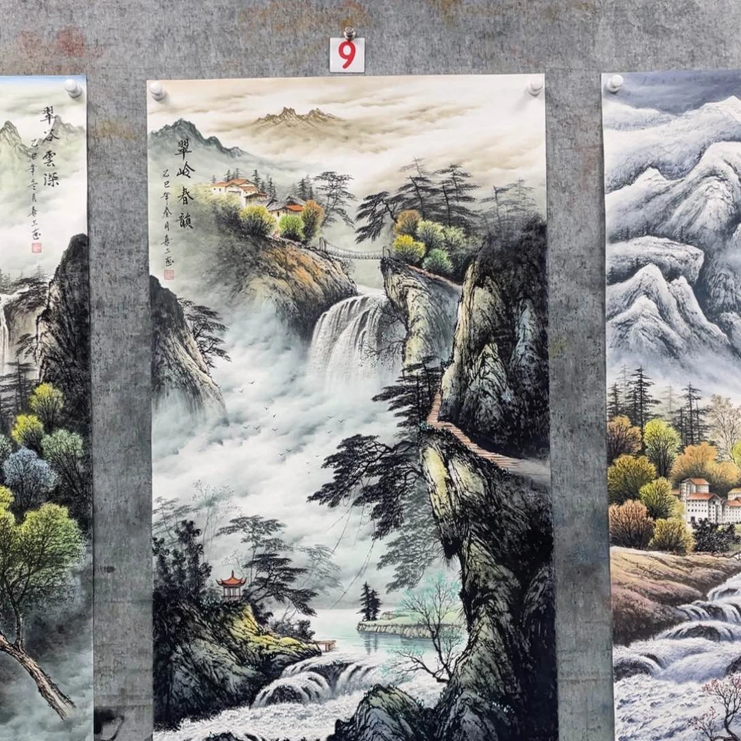 国画逆*绘画黄喜三画芯