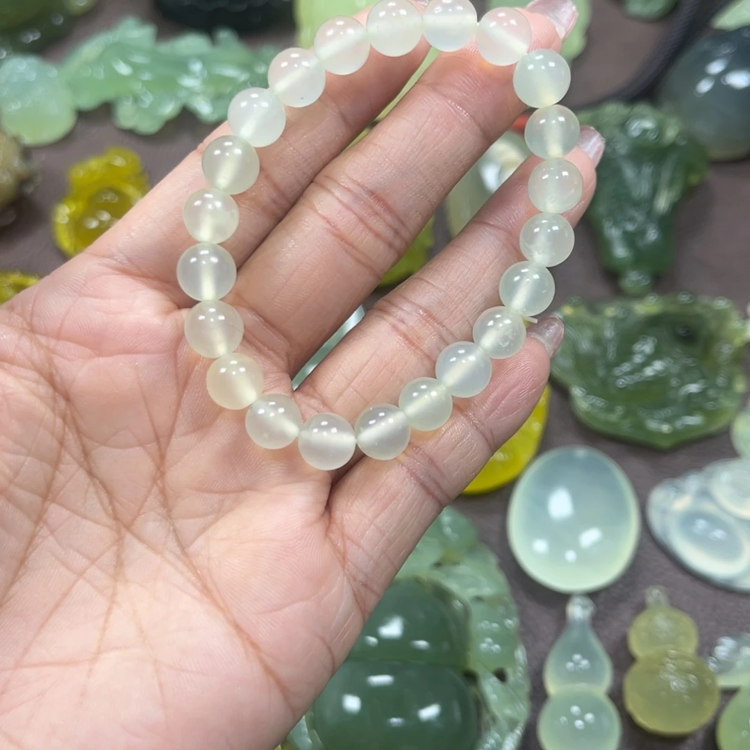 蛇纹石玉未镶嵌手串