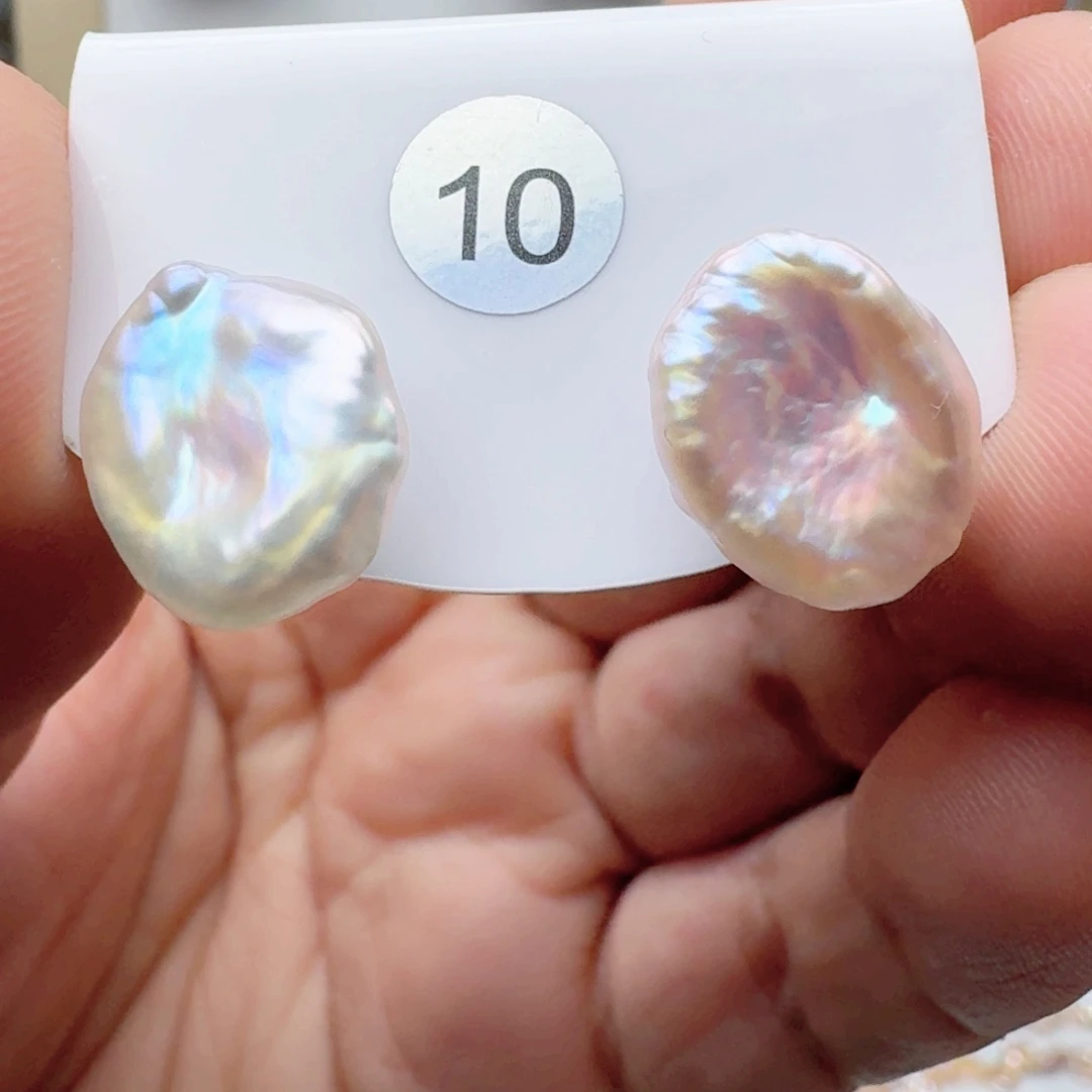 耳饰淡水珍珠银S925镶嵌