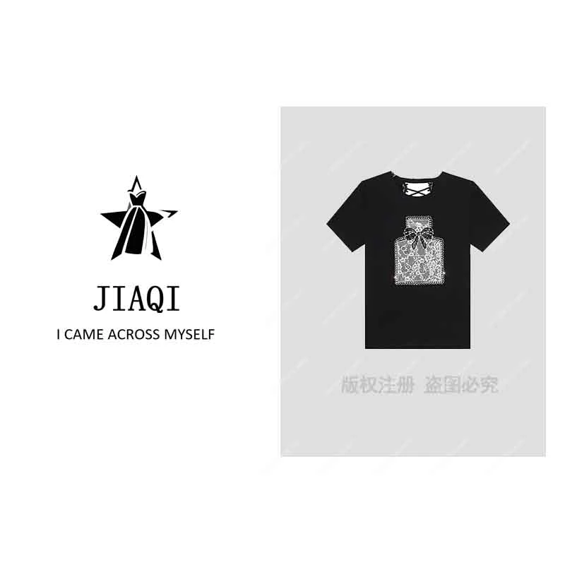 【佳琪高奢】A79102新款洋气百搭短袖