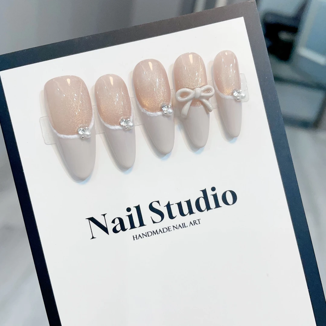 【月光酸奶】♡ 小指艺手工穿戴甲