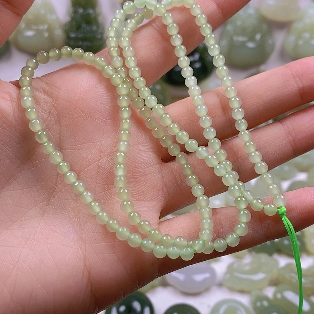 晶***晶和田玉未镶嵌颈饰