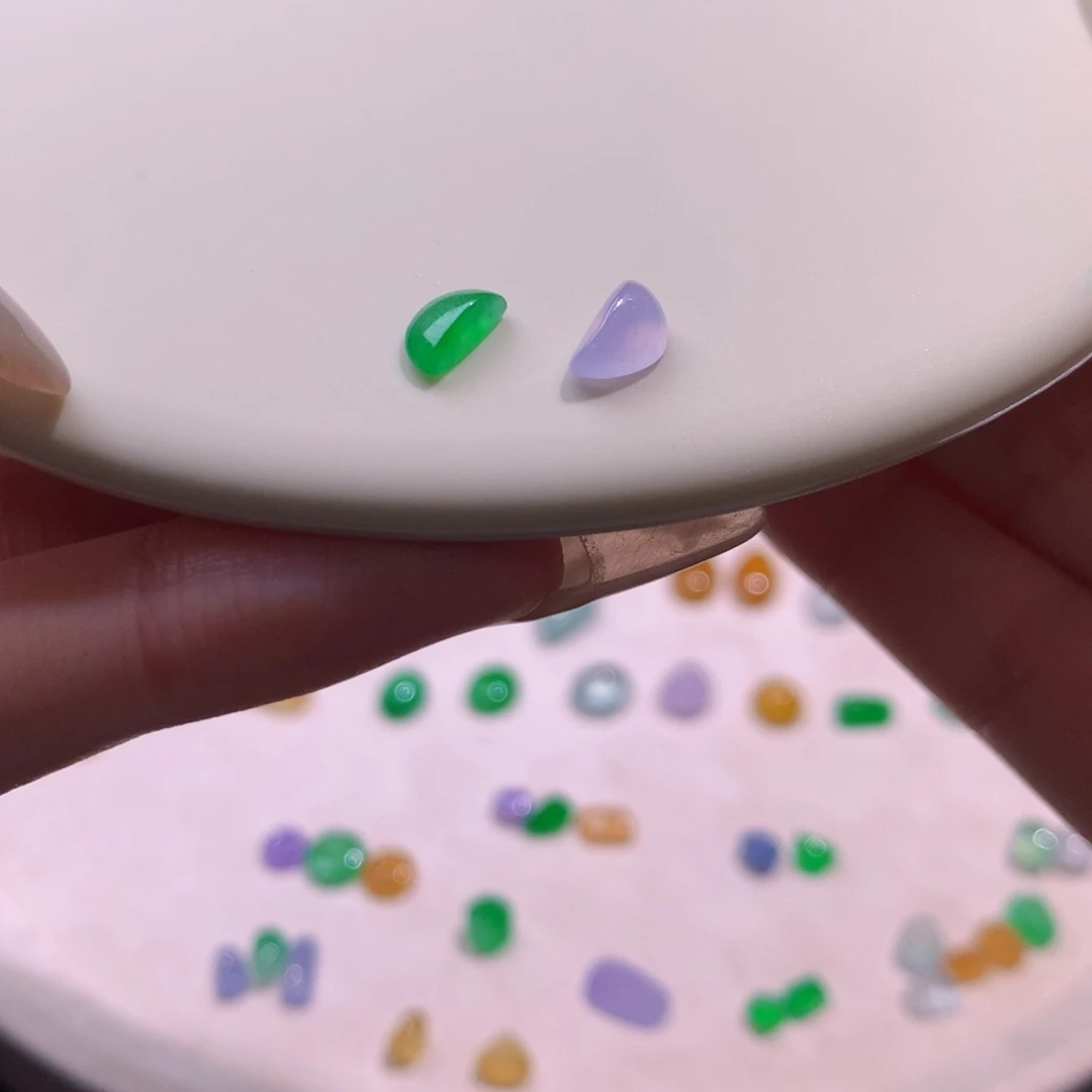 翡翠散珠天然翡翠