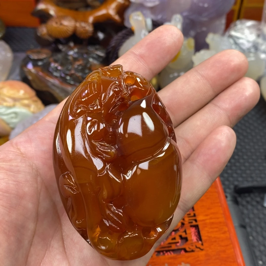 玛瑙/玉髓手把未镶嵌用****9