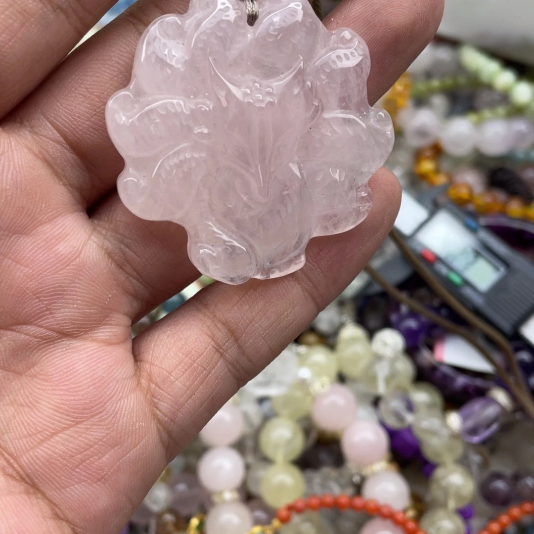 银S925镶嵌手链烟晶