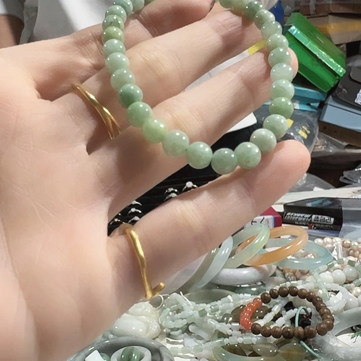 小****翡翠未镶嵌颈饰手串5009