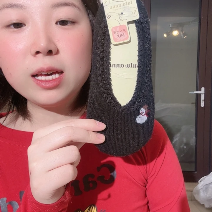 三醋酯纤维tutu全毛巾地板船袜小雪人