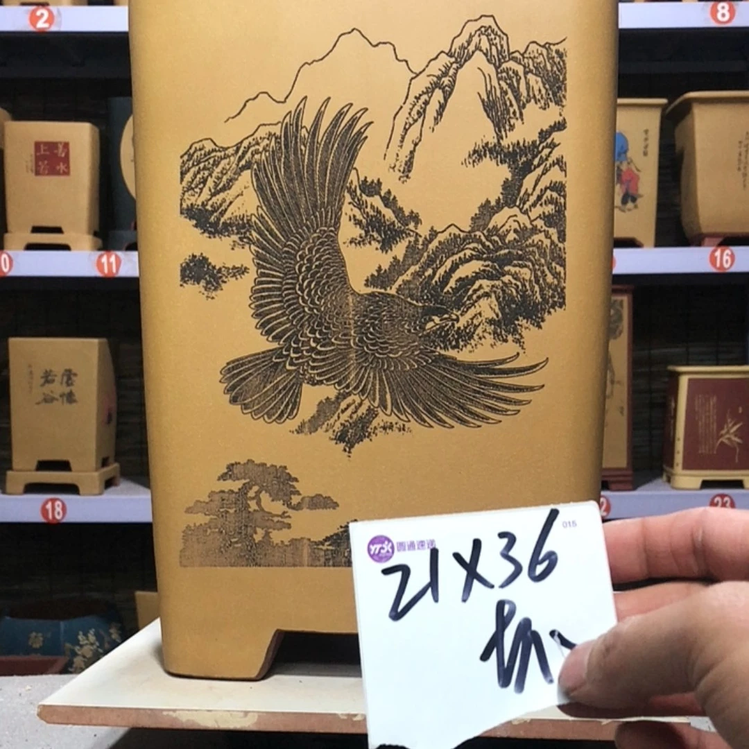 【闪购商品】紫砂花盆钢****哥手工制作