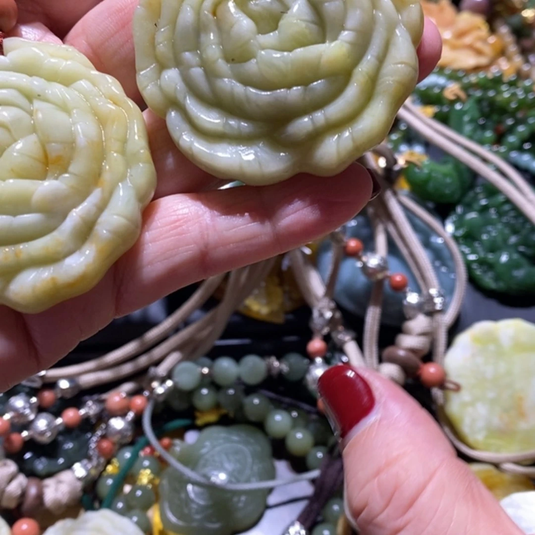 【闪购商品】岫玉毛衣链未镶嵌