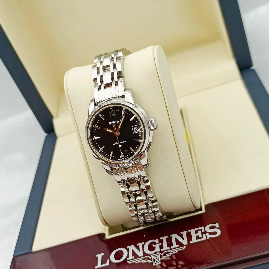 99新 Longines/浪琴 浪琴索依米亚自动机械女表表径26