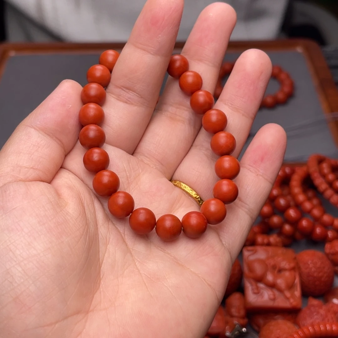 未镶嵌配饰9尺寸毫米南红玛瑙