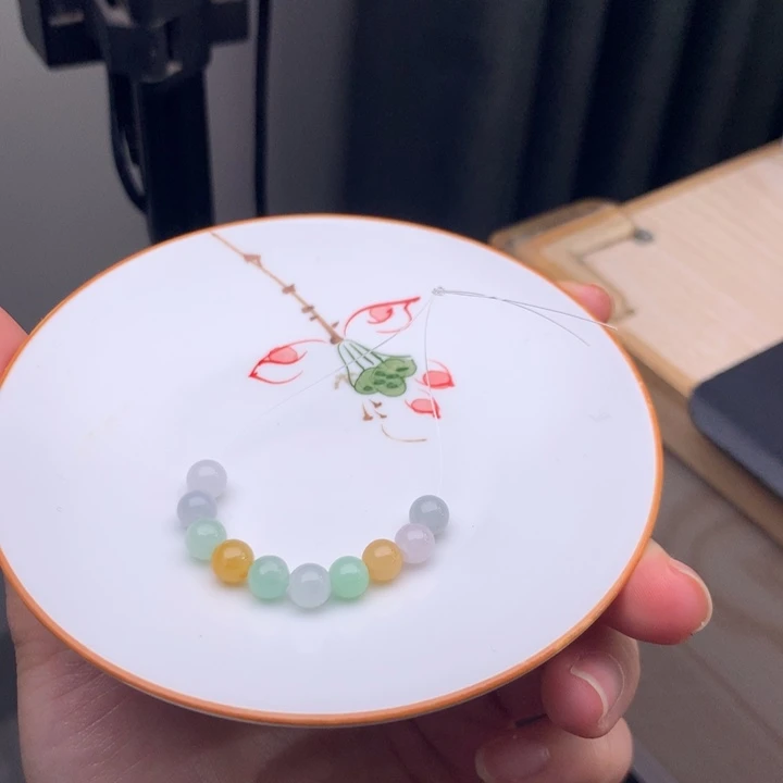 翡翠未镶嵌手链翡翠y1803 卡5.6