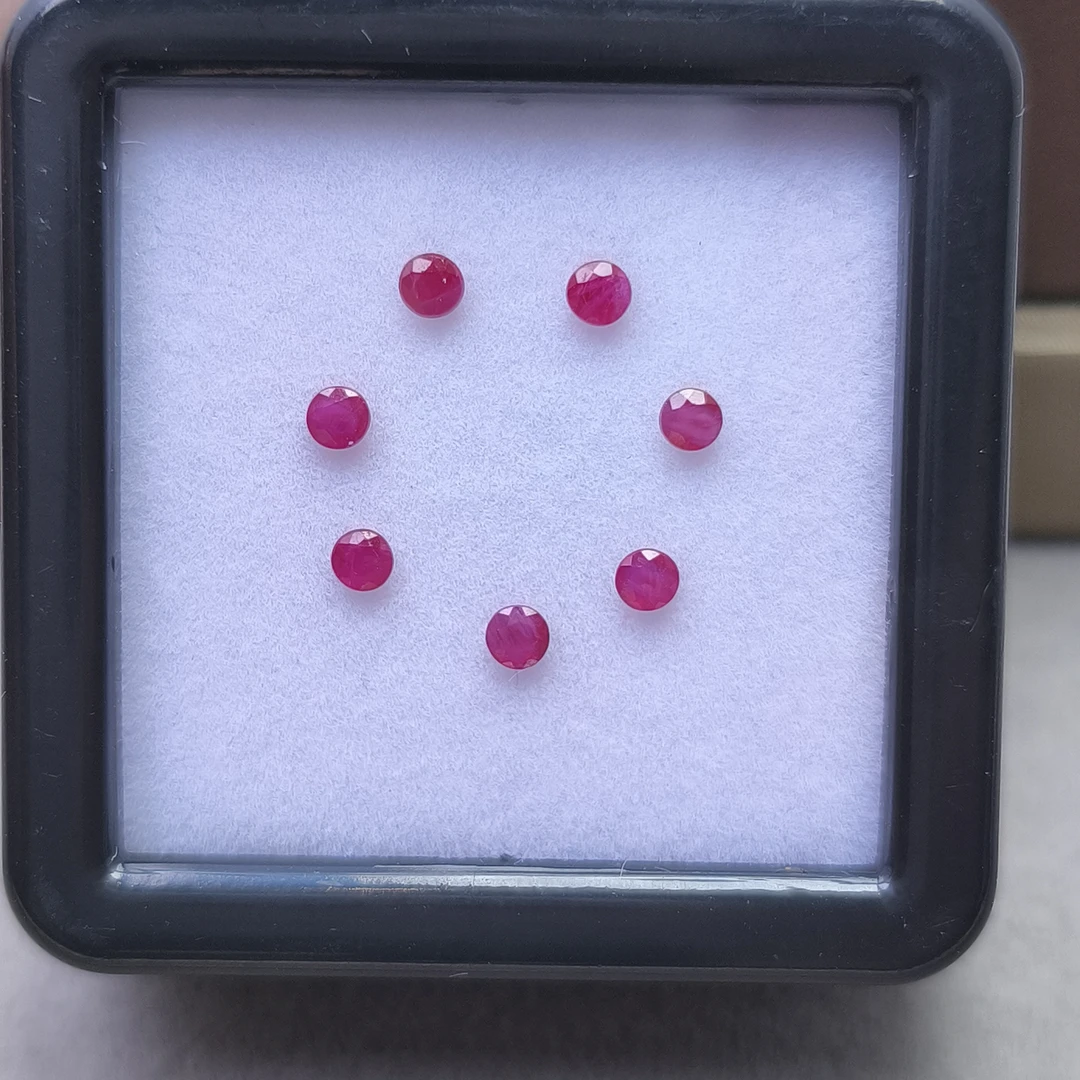 Ruby 红宝石7P-0.77ct（01084704-8）0727